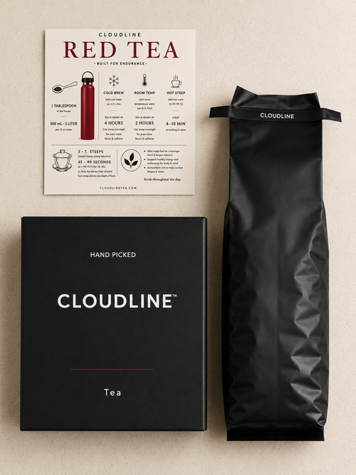 Cloudline Red — Deep Steady Energy